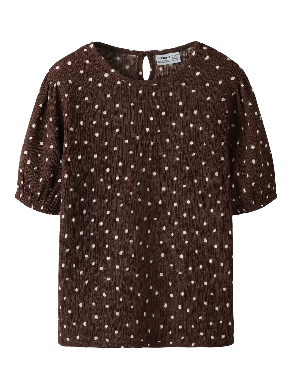 Name It Top - Nkfhasla - Chocolate Brown/Prik