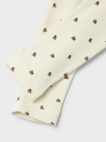 Lil’ Atelier Leggings - Lago Kye Turtledove/Mariehøne