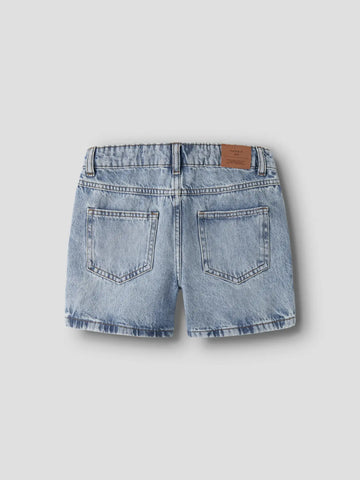 Name It Shorts - Nkfrose - medium Blue Denim/Rhinestones