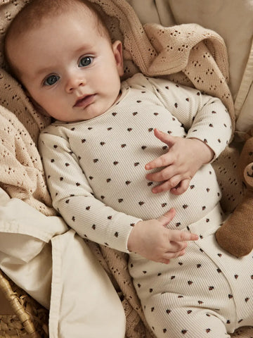Lil’ Atelier Baby Body  - Lago Kye Turtledove/Mariehøne
