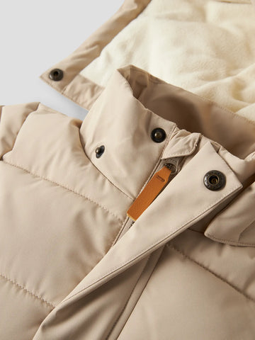 Lil’ Atelier Mini - Medow03 Puffer Jakke - Oxford Tan