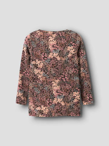 Name It Bluse - Nmfresa - Chocolate Brown/blomster
