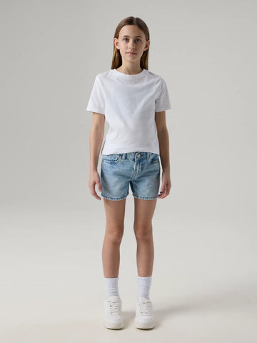 Name It Shorts - Nkfrose - medium Blue Denim/Rhinestones