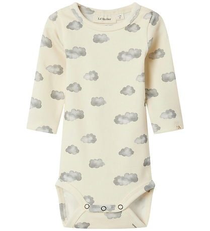 Lil Atelier Baby Body - NbnLayo - Noos - Turtledove/Blue Cloud/skyprint