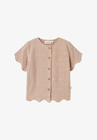 Lil’ Atelier - Kaja Kortærmet Skjorte  - Misty Rose