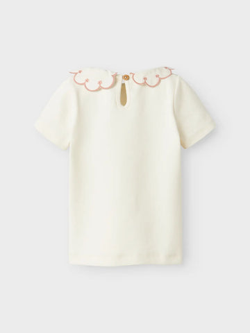 Lil' Atelier T-shirts - Nmffundo - Coconut Milk/Misty Rose