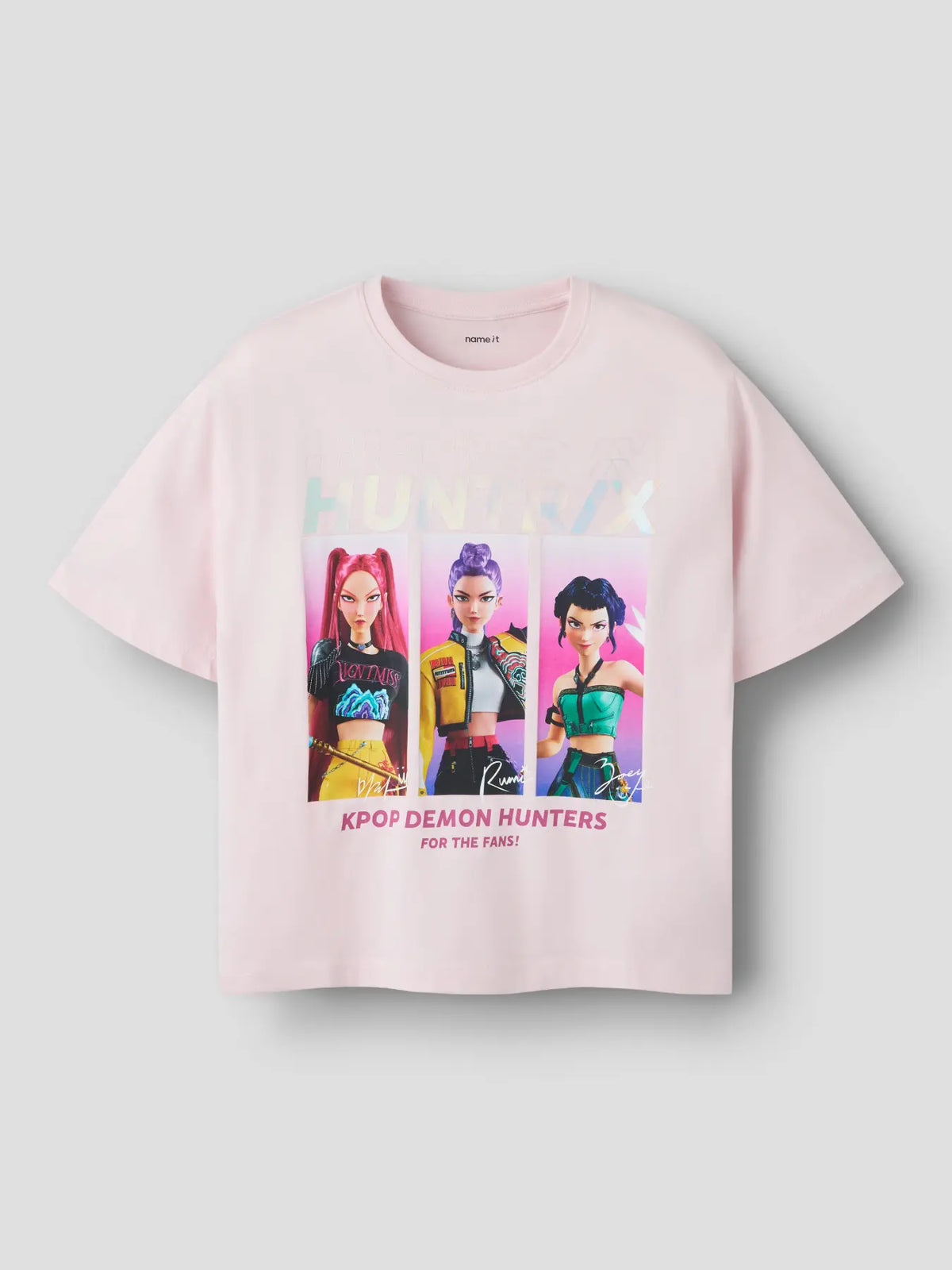 Name It T-shirt - Nkfmaja SS Nreg Noos Sky - Cradle Pink/KPOP