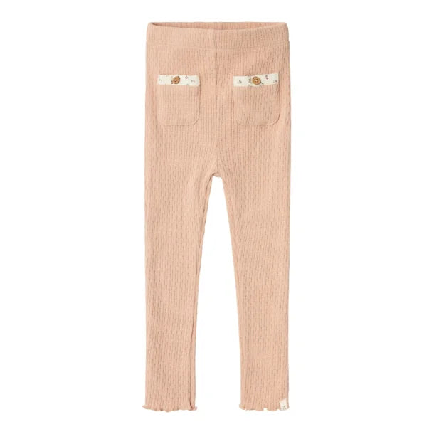 Lil' Atelier Leggings -  NmfRea - Rugby Tan