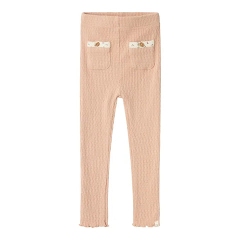 Lil' Atelier Leggings -  NmfRea - Rugby Tan