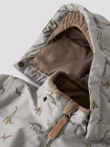 Lil’ Atelier Flyverdragt - Nmnlasnow10 - Ultimate Grey/Dino