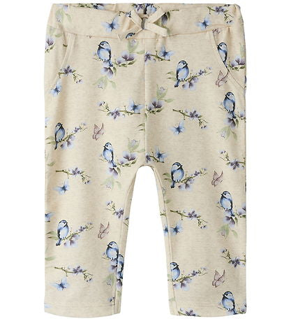 Name It Baby - NbfBetty Leggings / Peyote Melange/Fugle