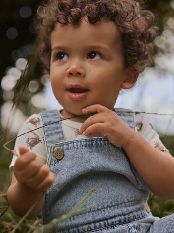 Lil’ Atelier Baby Overall - Nbmfunda - Medium Blue Denim