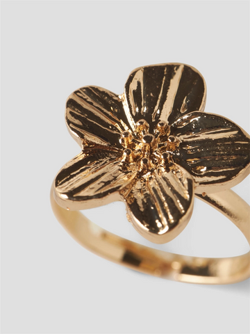 LMTD Ring - NlfHibi – Stilren fingerring med cool finish til teens i Guld/justerbar