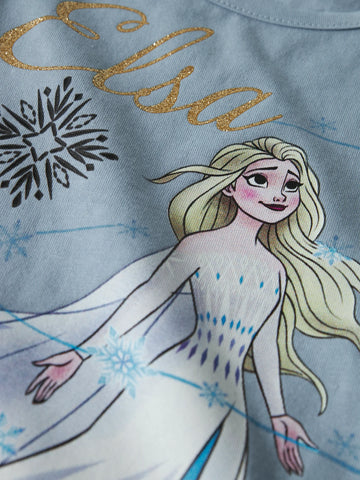 Name It T-shirt - Nmfjinny - Dusty Blue/Frozen