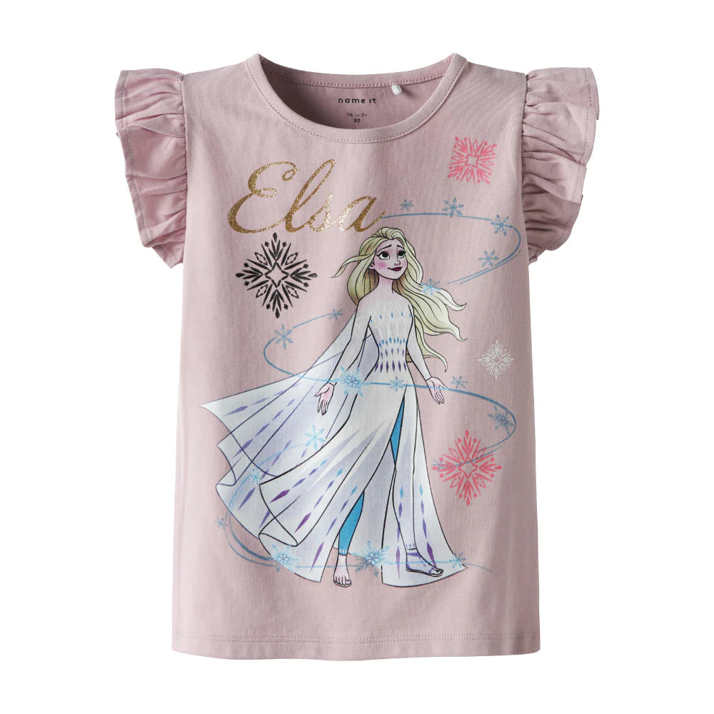 Name It T-shirt - Nmfjinny - Burnished Lilac/Frozen