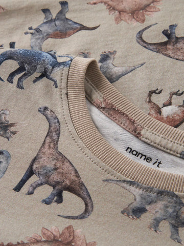 Name It T-shirt - Nmmhimus SS Nreg - Pure Cashmere