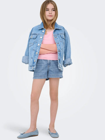 KidsOnly Shorts - Kogcomet MID Wide Noos - Light Blue Denim