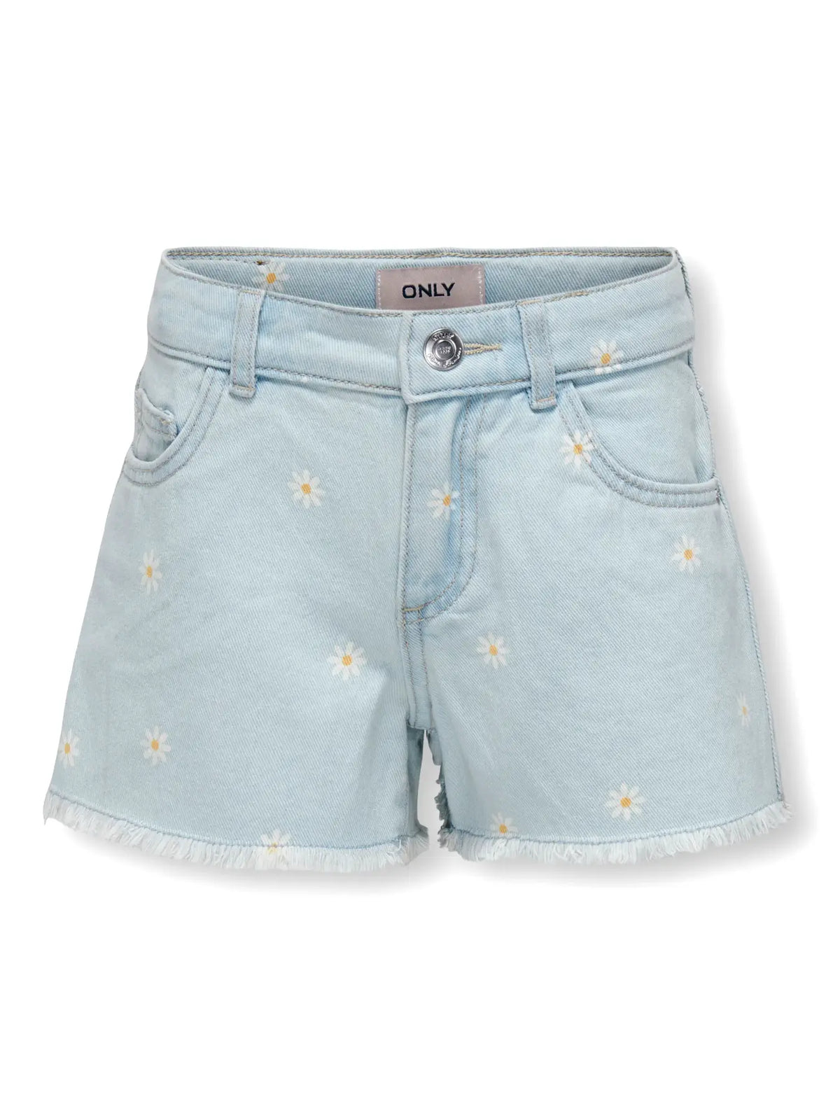 Kids Only Shorts - Kogrobyn Noos - Light Blue Denim/Marguritter