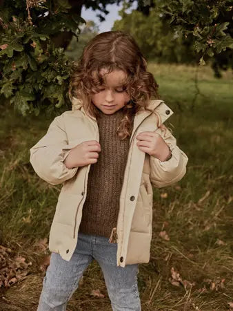 Lil’ Atelier Mini - Medow03 Puffer Jakke - Oxford Tan