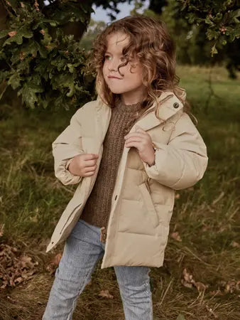 Lil’ Atelier Mini - Medow03 Puffer Jakke - Oxford Tan