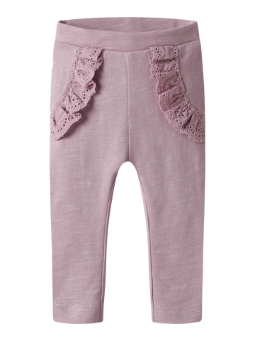 Name It Baby - Nbfbrianne Leggings / Dawn Pink/Flæser