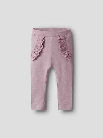 Name It Baby - Nbfbrianne Leggings / Dawn Pink/Flæser
