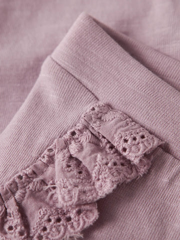 Name It Baby - Nbfbrianne Leggings / Dawn Pink/Flæser