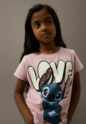 Name It T-shirts SS -Nkfodina - keepsake lilac/Stitch