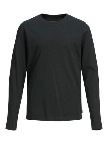 Jack & Jones - Langærmet T-Shirt O-Neck MNI - Sort