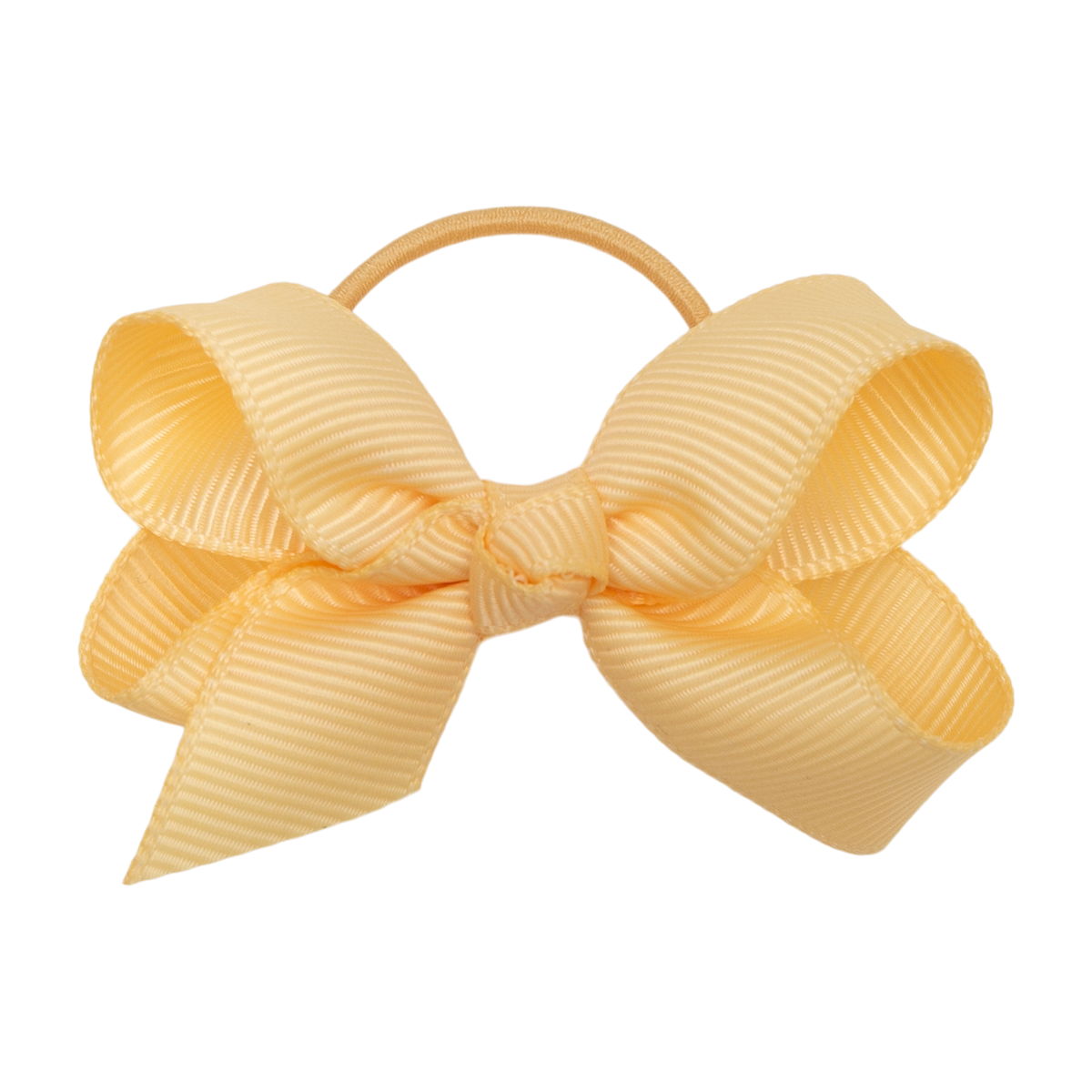 Little Wonders - Lucca 5 cm. Sløjfe Med Elastik Grosgrain - Chamois Yellow