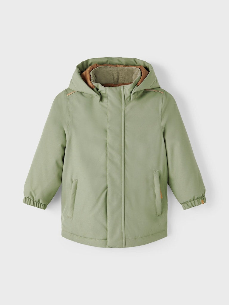 Lil 'Atelier - Lasnow10 JKT FO Solid -  Oil Green