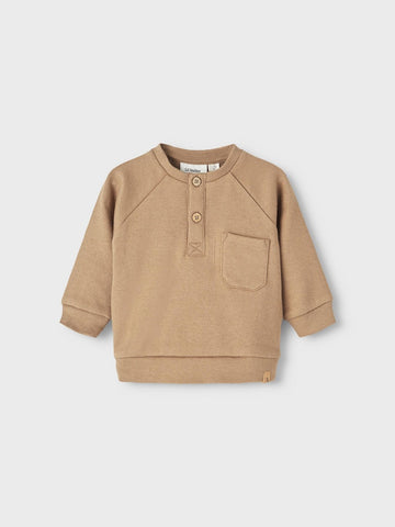 Lil 'Atelier - Labon Langærmet Loose Sweat - Tigers Eye