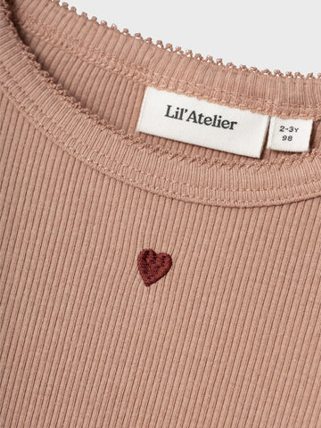 Lil 'Atelier - Gago Kuo Langærmet Slim Bluse - Nougat