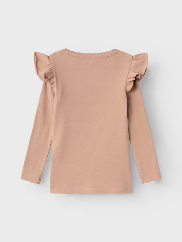 Lil 'Atelier - Gago Kuo Langærmet Slim Bluse - Nougat