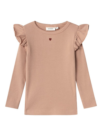 Lil 'Atelier - Gago Kuo Langærmet Slim Bluse - Nougat