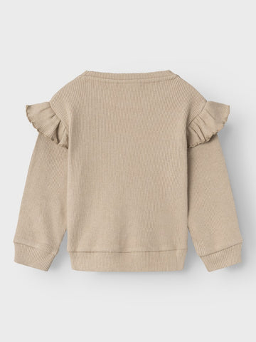 Lil 'Atelier - Sophia Langærmet Loose Bluse - Rugby Tan