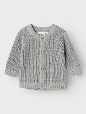 Lil 'Atelier - Emlen Langærmet Strik Cardigan Noos - Limestone