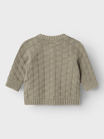 Lil 'Atelier - Larson Langærmet Strik Cardigan -  Laurel Oak