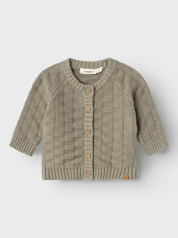 Lil 'Atelier - Larson Langærmet Strik Cardigan -  Laurel Oak