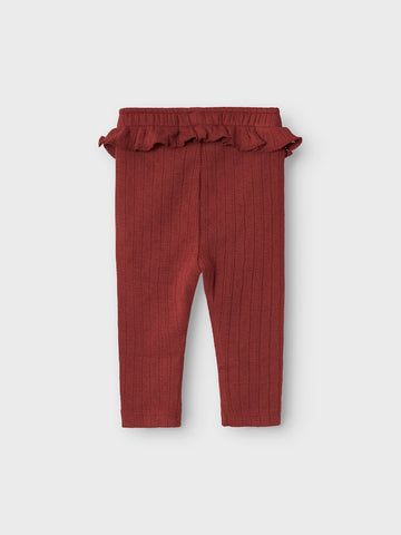 Lil 'Atelier - Rachel Nin Slim Leggings Hea - Spiced Apple