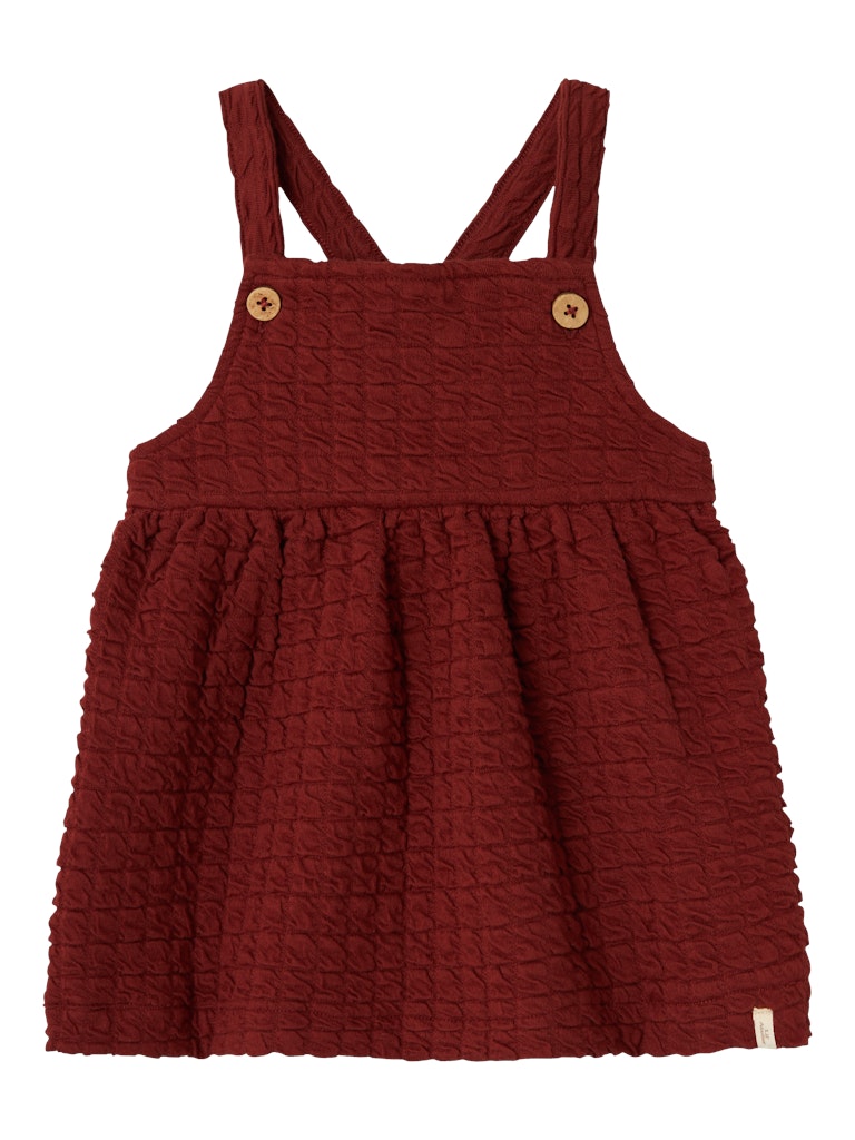 Lil' Atelier Baby Julekjole - Reba Loose Skirtall - Spiced Apple