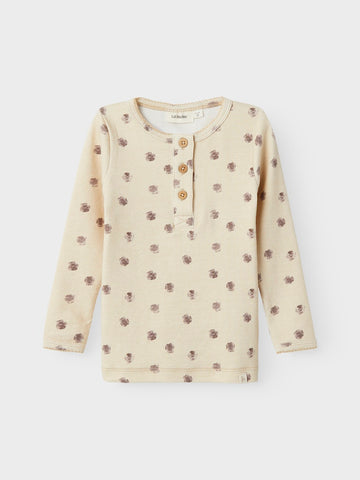 Lil 'Atelier - Gaya Langærmet Slim Bluse Jan - Fog Flower