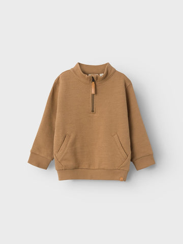 Lil 'Atelier - Birk Langærmet Loose Sweat - Tigers Eye