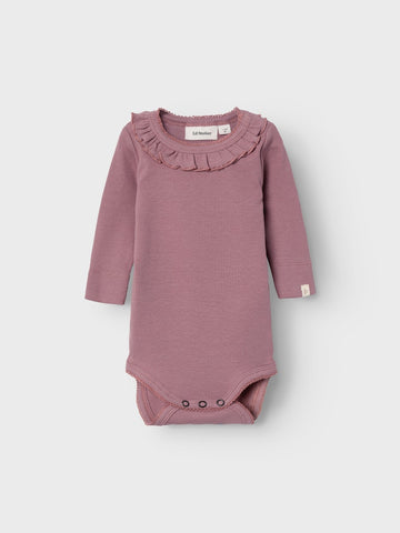 Lil 'Atelier - Gago Dia Langærmet Slim Body - Nostalgia Rose