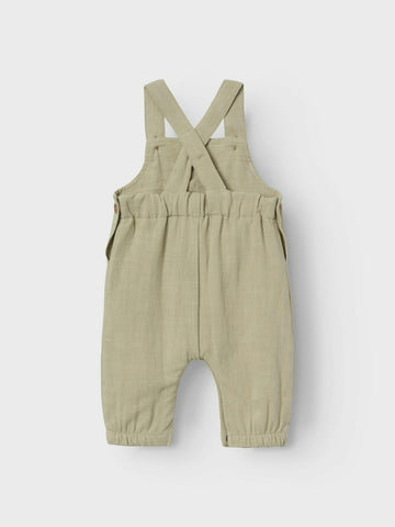 Lil 'Atelier - Dolie Fin Loose Overall - Moss Gray