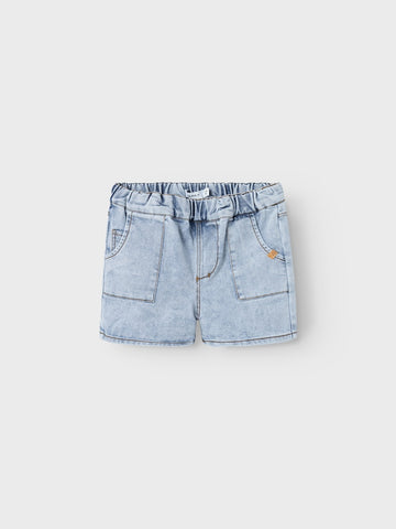 Lil 'Atelier - Ben Loose Denim Shorts 2740-LO -  Light Blue Denim