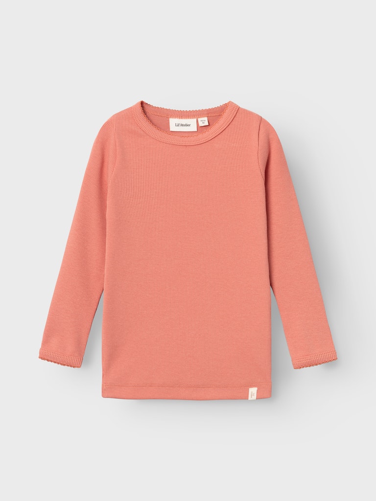 Lil 'Atelier - Gago Kin Langærmet Slim Bluse -  Canyon Clay