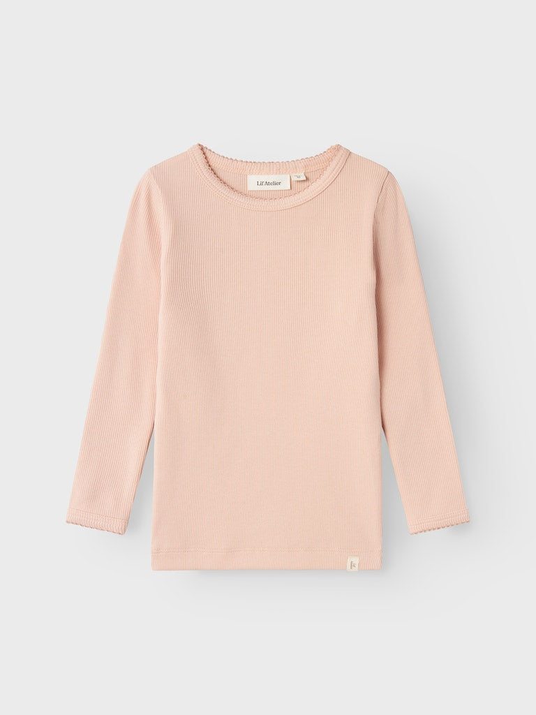 Lil 'Atelier - Gago Kin Langærmet Slim Bluse -  Cameo Rose