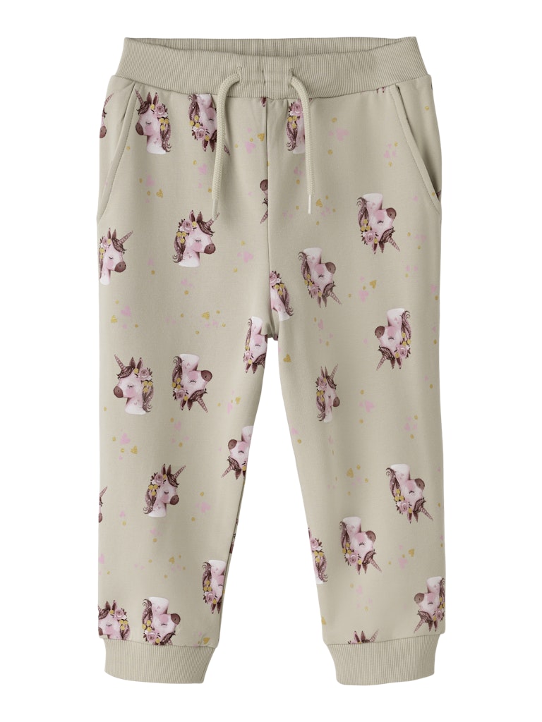 Name It Pant - NMFdivina Nreg Swe - Peyote/Enhjørningeprint