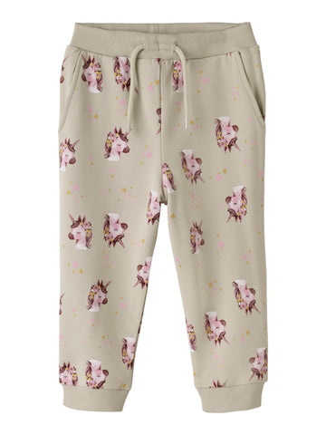 Name It Pant - NMFdivina Nreg Swe - Peyote/Enhjørningeprint